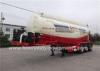 3 axles cement powder tank semi trailer with 12 tires support customized for any type