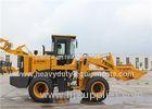 Yellow SINOMTP Front End Wheel Loader 75kw Big Power Cummins Engine For Construction