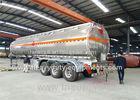 3 axles crude oil tank semi trailer with 12200mm tank long dimension