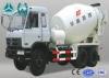 Sinotruk Hydraulic System Concrete Mixer Truck With Fan Heater Zz1257N3841W