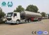 Anti Explosion Aluminum Fuel Tank Semi Trailer Anti Overflow System 25M3 - 60M3