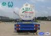6mm Steel Sheet Q235 Anti Caustic Two Axle Trailer With Air Braking