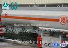 Triple Axle Chemical Aluminum Tanker Trailer With Emergency Valve 42M3