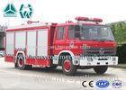 Multi Occupant Dongfeng Fire Fighting Truck With Double Row Cabin 6 Tons