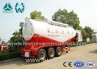 Anti Explosion Bulk Cement Tank Semi Trailer For Powder Material Transport