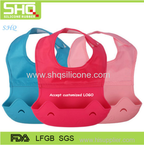 Promotion best gift Baby Silicone Kids Bibs