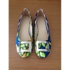 New style African Printed Fabric flat shoes