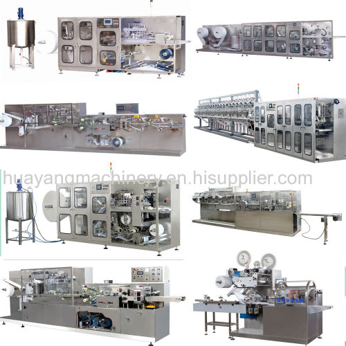 HY-200 Full-AUTO single & double sheets wet tissue machine