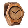 2016 Fashion Leather Strap CE Certificate Wood Watch