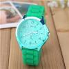 Silicone Strap Alloy Geneva Watch