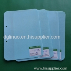 Toe puff and back counter hot melt adhesive sheet