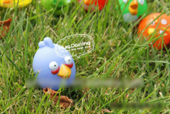 Small Birds Rubber Dog Toy