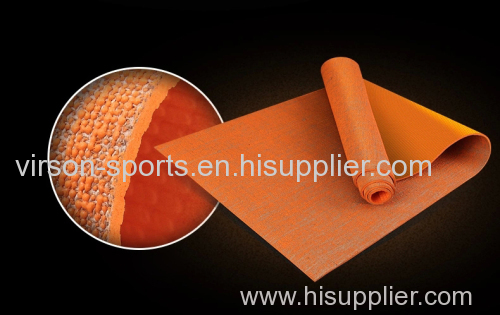 special material PVC jute yoga mat