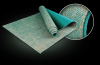 wholesale custom printed non slip ecofriendly jute PVC yoga mat