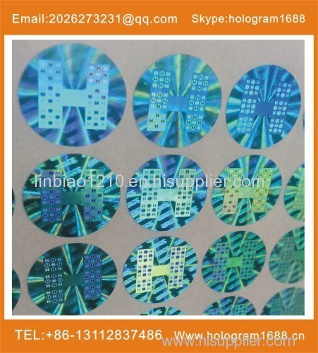 hologram sticker sheet label free design