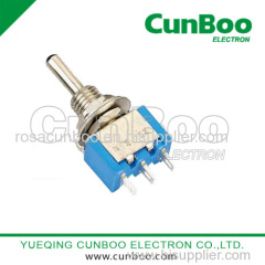 ON-OFF Single Pole Mini Toggle Switch/on off on mini toggle switch with 3 terminals