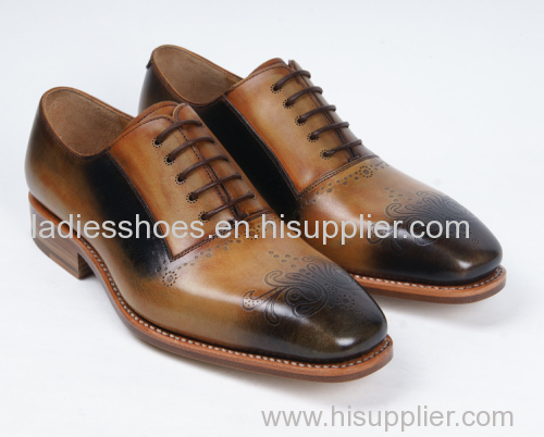 Lace up business men shoes