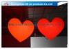 Loving Heart Shape Inflatable Lighting Decoration With 16 Colors LED Light For Wedding