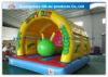 PVC Waterproof Caterpillar Inflatable Bouncy Castle Moonwalks For Kids