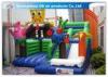 Cartoon Theme Funny Inflatable Bouncy Castle Slide Spongebob for Boys / Girls