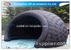 Flame Retardant Black Nylon Inflatable Air Tent Inflatable Helmet Tunnel for Event / Travel