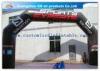 Giant Black Custom Inflatable Arch Outdoor Archway PVC LOGO Customized