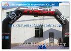 Giant Black Custom Inflatable Arch Outdoor Archway PVC LOGO Customized