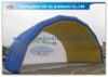 Blue Arch Tent Hand Printing Inflatable Air Tent Dome Inflatable Stage for Event