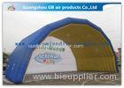 Blue Arch Tent Hand Printing Inflatable Air Tent Dome Inflatable Stage for Event