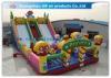 Waterproof Pororo Inflatable Double Slip And Slide Inflatable Fairyland Park For Playing