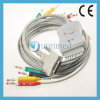 Schiller one piece 10 lead ekg cable with leadwires Banana 4.00mm IEC