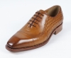 Latest Custom Brown Lace up Leather men shoes