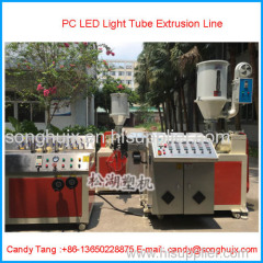 PC LED Light diffusion Tube Extrusion Line