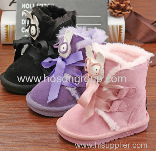 New Style Snow Boots With Bow