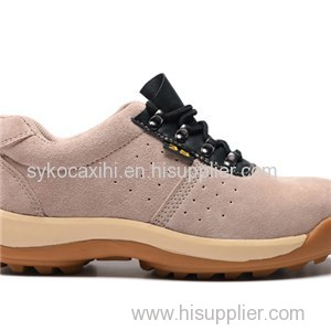 Light Weight Low Cut Road Safety Construction Boot Upper Leather