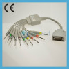 Mortara 10 lead ekg cable with leadwires U257-11DI