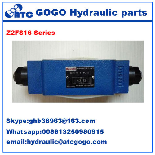 hydraulic valve modular check flow control throttle check valves