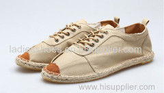 Fashion men line-soled canvas shoes