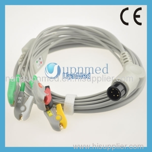 Welch Allyn 6 pins 5-lead ecg cable Clip IEC U361-15CI