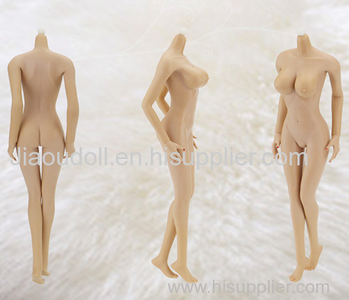 1/6 Super Flexible Figure Toys With White Skin Big Breast