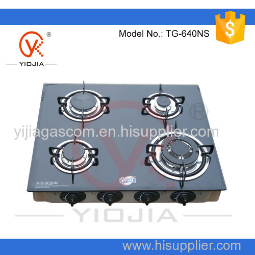 Table top four burner gas stove