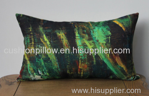 Digital printing/Embroidery/Jacquard/Handpainted/Handmade decorative cushion pillow case