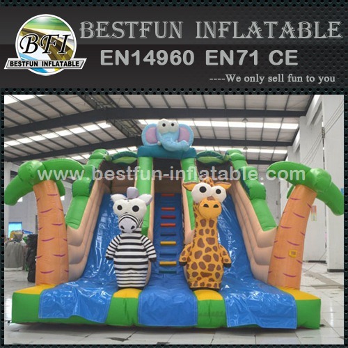Jungle Safari Inflatable Slide Combo