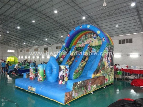 Snow white disney inflatable slide