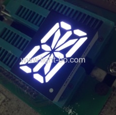 Ultra white common anode 1.2inch 16 segment led display for digital indicator