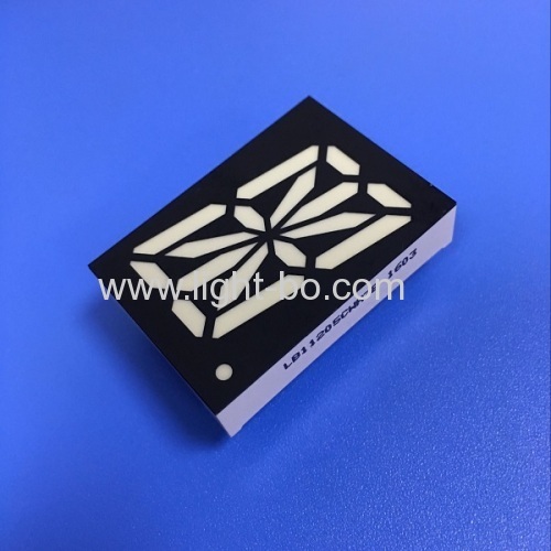Ultra white common anode 1.2inch 16 segment led display for digital indicator