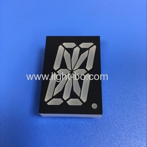 Ultra white common anode 1.2inch 16 segment led display for digital indicator