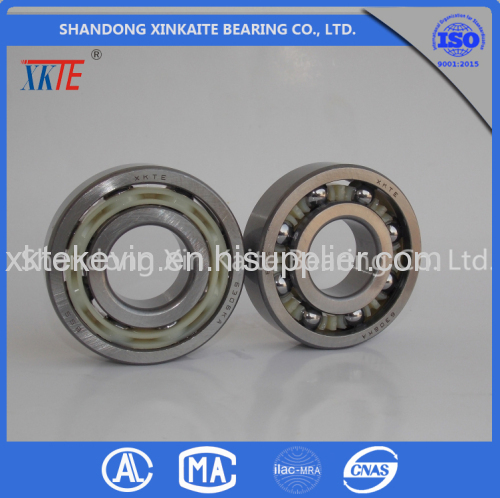 best sales conveyor roller accessories/XKTE brand mining idler bearing 6306 TN/C4 from china bearing manufacture