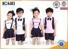 Summer Lapel Embroidered School Uniform For Primary School Students