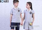 Casual Customized Middle School Uniforms Polo Shirt And Dress